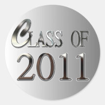Class Of 2011 Graduation Stickers