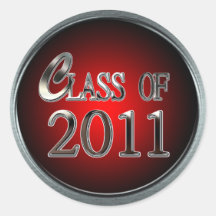 Class Of 2011 Graduation Stickers