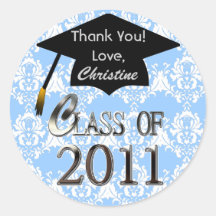Class Of 2011 Graduation Thank You Stickers