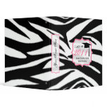 Class of 2011 Graudation Binder - Zebra & Pink