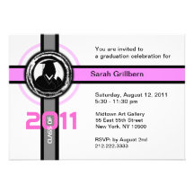 Class of 2011 Invitation Medal 2 Pink