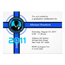 Class of 2011 Invitation Medal 4 Blue