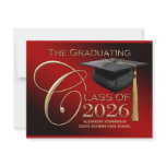Class of 2011 Red Gold Graduation Announcement