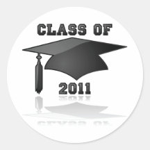 Class of 2011 round sticker