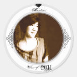 Class of 2011 Round Sticker Add Photo 2