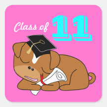 Class of 2011 Sticker Puppy 4