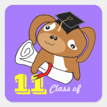 Class of 2011 Sticker Puppy 6