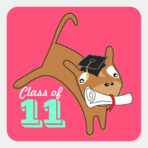 Class of 2011 Sticker Puppy 9