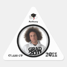 Class of 2011 Triangle Sticker Add Photo 2