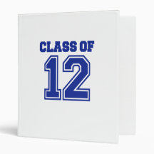 Class of 2012 3 ring binders