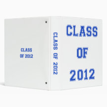 Class of 2012 - Blue Binders