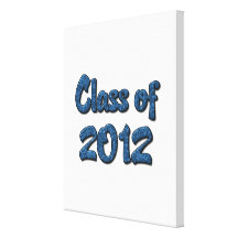 Class of 2012 - Blue Gallery Wrap Canvas