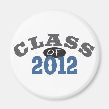 Class Of 2012 Blue Refrigerator Magnets