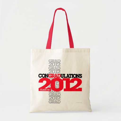 Class of 2012 conGRADulations Bag Red