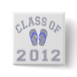Class Of 2012 Flip Flop - Grey/Blue 2 D Buttons
