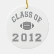 Class Of 2012 Football - Grey 2 Christmas Ornament