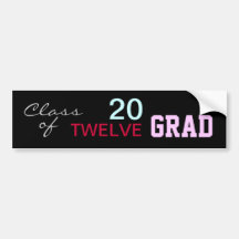 Class of 2012 GRAD Bumper Sticker
