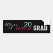 Class of 2012 GRAD Mod Bumper Sticker