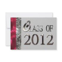 Class Of 2012 Graduation Party Glitter Invitations