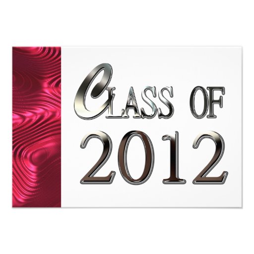 Class Of 2012 Graduation Party Invitations