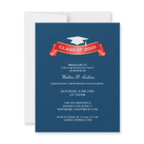 Class of 2012 Graduation Party Ribbon Invitation