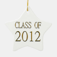 Class Of 2012 Graduation Star Ornament