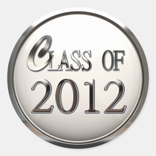 Class Of 2012 Graduation Stickers