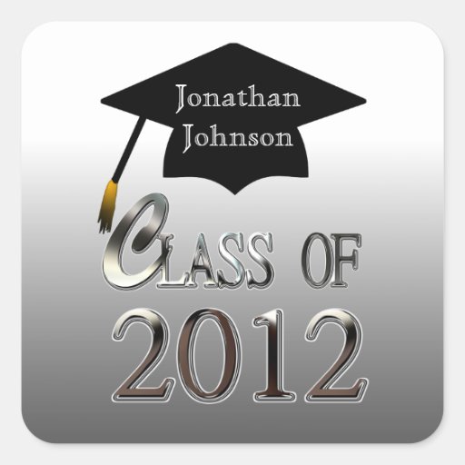 Class Of 2012 Graduation Stickers