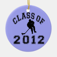 Class Of 2012 Hockey - Black 2 Christmas Ornament