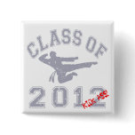 Class Of 2012 Kick-Ass - Grey 2 D Button