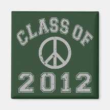 Class Of 2012 Peace - Grey 2 Magnet
