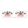 Class Of 2012 Peach Bumper Sticker