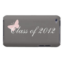 Class of 2012 - Pink and Grey iPod Touch Case-Mate Case