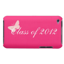 Class of 2012 - Pink Butterfly iPod Touch Cover