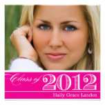 Class of 2012 Pink Graduation Announcement