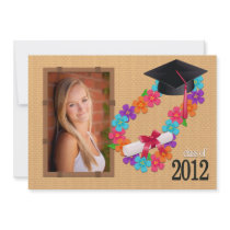 Class of 2012 Pink Lei Graduation Invitation