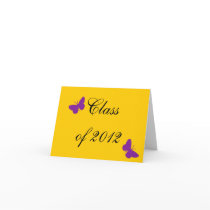 Class of 2012 - Purple and Gold Card
