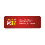 Class of 2012 Red / Yellow Return Labels