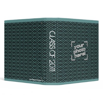 CLASS OF 2012 Retro 80's PERSONALIZED Photo Album 3 Ring Binder by StellaKarmine
