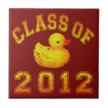 Class Of 2012 Rubber Duckie - Yellow/Orange Tile