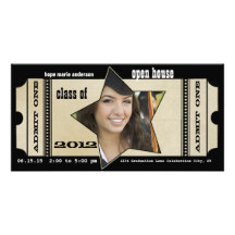 Class of 2012 Senior Graduation Invitation & Gifts Picture Card