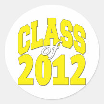 Class of 2012 stickers