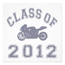 Class Of 2012 Superbike - Grey 2 Invites