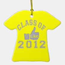 Class Of 2012 Thumbs Up - Grey Ornament