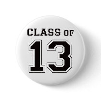 Class of 2013 - Black Buttons
