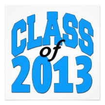 Class of 2013 (blue ) announcement