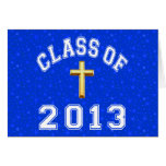 Class Of 2013 Christian Cross Cards