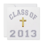 Class Of 2013 Christian Cross - Grey 2 Custom Invites