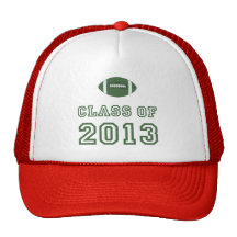 Class Of 2013 Football - Green 1 Trucker Hats