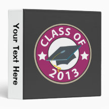 Class of 2013 Graduation Vinyl Binder
